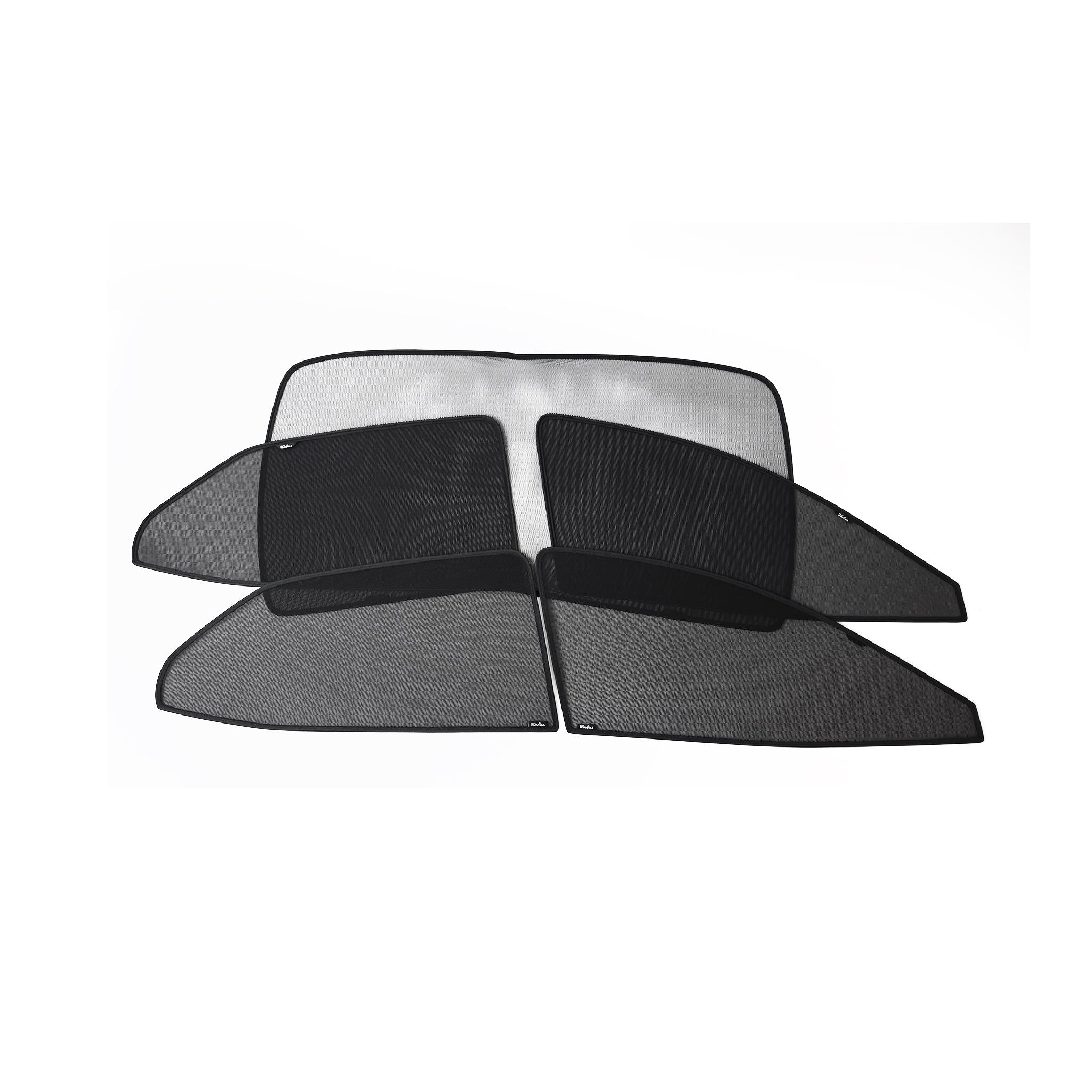 Jeep Compass (2006-2010) MK SUV 5 Doors Rear Hemisphere Window Sunshades Photo